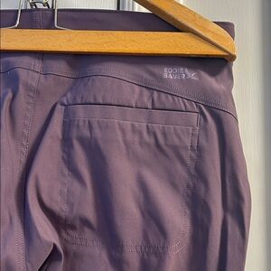 Eddie Bauer Plum Outdoor Stretchable Pants with Back an front Pockets